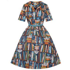 Lindy Bop Bletchely Book Pattern Shirtwaist Dress